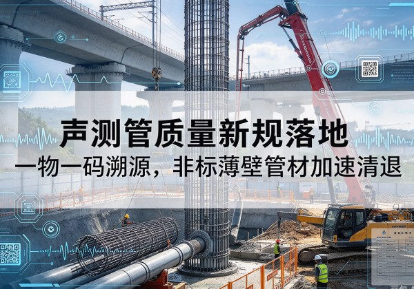 洛川声测管质量新规落地，一物一码溯源，非标薄壁管材加速清退